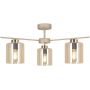 Kaja Vanes K5811 lampa podsufitowa 3x15 W złota-bursztynowa-beżowa zdj.1