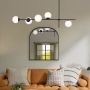Kaja Vuelta K4738 lampa wisząca 5x40 W biała-czarna zdj.5