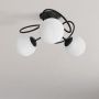 Kaja Nela K5350 lampa podsufitowa 3x40 W czarna zdj.5