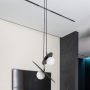 Kaja Sante K5370 lampa wisząca 1x10 W biała-czarna zdj.7