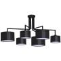 Kaja Simone Black K4321 lampa podsufitowa 6x60 W czarny zdj.1