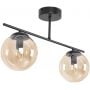 Kaja Delta K5163 lampa podsufitowa 2x10 W czarna-bursztynowa zdj.4