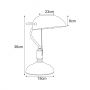 Kaja Bank KMT207 lampa stołowa 1x15 W zielona zdj.2