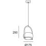 Leds C4 Coco 00798405M1 lampa wisząca zdj.2