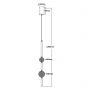 Light Prestige Vaku LP7192PGD lampa wisząca 1x8 W złota zdj.2