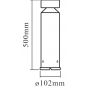 Ledvance Endura Style Cylinder 4058075205376 lampa stojąca zewnętrzna zdj.2