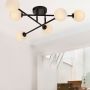 Light Prestige Dorado LP0026CBK lampa podsufitowa 6x28 W biała-czarna zdj.5