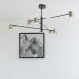 Light Prestige Snow LP7316PGD lampa podsufitowa 1x50 W czarna-złota zdj.4