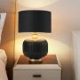 Light Prestige Tamiza LP15151TSMALL lampa stołowa 1x40 W czarna-złota zdj.4