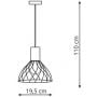 Light Prestige Moderno LP12211PSBK lampa wisząca zdj.2