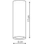 Light Prestige Manacor LP2321D170WHBK lampa podsufitowa zdj.2