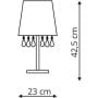 Light Prestige Mona LP50051TSCZARNA lampa stołowa zdj.2