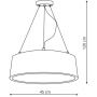 Light Prestige Malaga LP6221PWH lampa wisząca zdj.2