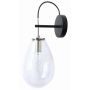 Light Prestige Fondi LP12141W kinkiet 1x40 W czarny-przezroczysty zdj.1