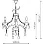 Light Prestige Cristallo LP29403P lampa wisząca zdj.2