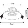 Light Prestige Orion LP44341RSWH lampa do zabudowy zdj.2