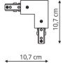 Light Prestige System 3F LP5523FLBK łącznik czarny zdj.2