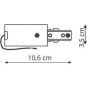 Light Prestige System 1F LP556SBK zasilanie czarny zdj.2