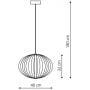 Light Prestige Treviso LP7981PS3BK lampa wisząca zdj.2