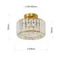 Light Prestige Galactico LP29101CGD lampa podsufitowa 1x15 W złota zdj.2