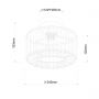 Light Prestige Galactico LP29101CGD lampa podsufitowa 1x15 W złota zdj.3
