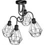 Luminex Bergen 0310 lampa podsufitowa 4x60 W czarna zdj.3