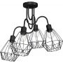 Luminex Bergen 0310 lampa podsufitowa 4x60 W czarna zdj.1