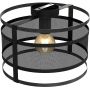 Luminex Rim 1120 lampa podsufitowa 1x60 W czarna zdj.3