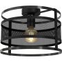 Luminex Rim 1120 lampa podsufitowa 1x60 W czarna zdj.1