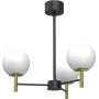 Luminex Awinion 1653 lampa wisząca 3x15 W biała-czarna zdj.1