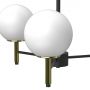 Luminex Awinion 1653 lampa wisząca 3x15 W biała-czarna zdj.3