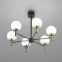 Luminex Awinion 1654 lampa wisząca 6x15 W biała-czarna zdj.4
