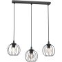 Luminex Laps 222 lampa wisząca 3x15 W czarna zdj.1