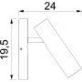 Luminex Axion 275 kinkiet 1x8 W beżowy zdj.2