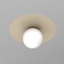 Luminex Flat 3306 plafon 1x15 W beżowy zdj.1
