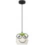 Luminex Bambini 3379 lampa wisząca 1x15 W biała-zielona zdj.1