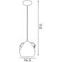 Luminex Bambini 3379 lampa wisząca 1x15 W biała-zielona zdj.2