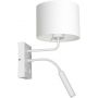 Luminex Arden 3423 kinkiet 2x15 W biały zdj.1