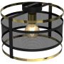 Luminex Rim 3902 lampa podsufitowa 1x60 W czarna zdj.3