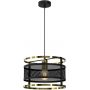 Luminex Rim 3903 lampa wisząca 1x60 W czarna zdj.1