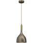 Luminex Noak 4002 lampa wisząca 1x60 W złota-tytan zdj.1