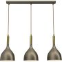 Luminex Noak 4003 lampa wisząca 3x60 W złota-tytan zdj.1