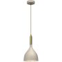 Luminex Noak 4005 lampa wisząca 1x60 W złota-beżowa zdj.1