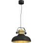 Luminex Helsing 4133 lampa wisząca 1x60 W czarna zdj.1