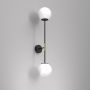 Luminex Glame 4272 kinkiet 2x15 W biały-czarny zdj.4