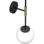 Luminex Glame 4272 kinkiet 2x15 W biały-czarny zdj.3