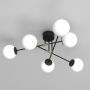 Luminex Glame 4274 lampa podsufitowa 6x15 W biała-czarna zdj.4