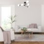 Luminex Glame 4274 lampa podsufitowa 6x15 W biała-czarna zdj.5