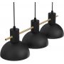 Luminex Estate Mini 4288 lampa wisząca 3x15 W czarna-złota zdj.3