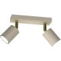Luminex Striper 4596 lampa podsufitowa 2x8 W beżowa zdj.1